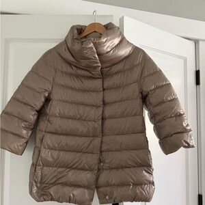 Herno Women's Beige Puffer Jacket